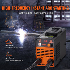 Bostome 120A ARC Stick Welder with digital display and safety features for efficient welding.