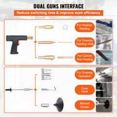 Bostome G90E dent puller spot welder with stainless steel body and dual-function design.