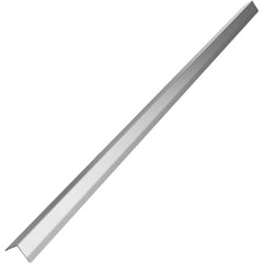 A 48-inch 304 stainless steel 90-degree corner guard, 1.5x1.5 inches, shown in a pack of 24.