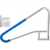Bostome 54"x36" pool handrail made of 304 stainless steel with a 250lbs capacity.