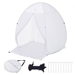 Bostome Pop-Up Spray Paint Tent Booth with a 60x60x70 inch portable shelter for spray painting.