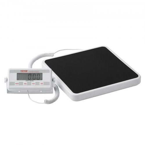Bostome portable digital medical scale with anti-slip mat, measuring 12.9" x 12.5".