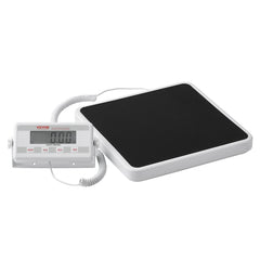 Bostome portable digital medical scale with anti-slip mat, measuring 12.9" x 12.5".