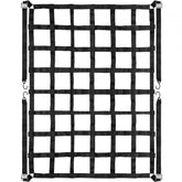 Bostome heavy-duty truck bed cargo net with S-hooks, measuring 3.5x4.1 feet, in black.