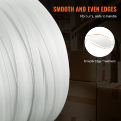 Bostome woven strapping roll, 1/2" wide, 660' long, with high-strength fiber material.