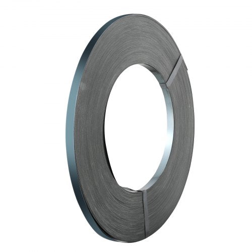 Bostome steel strapping roll, 3/4" wide, 1640' long, designed for heavy-duty load securing.