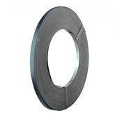 Bostome steel strapping roll, 3/4" wide, 1640' long, designed for heavy-duty load securing.