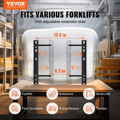 Black PVC tractor seat with drainage holes and gravity-sensing micro switch for safety.