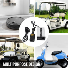 Bostome 36V 5A golf cart battery charger with D-Plug for Club Car and Yamaha models.