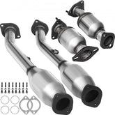 Exhaust manifold gasket and bolts kit for 2005-2011 Nissan Frontier 4.0L, with gaskets and hardware.