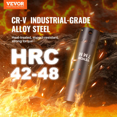 A Vevor 7mm impact socket made of CR-V industrial-grade alloy steel with HRC 42-48.