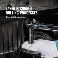 Bostome 48-piece impact socket set with SAE and metric sizes in a sturdy metal case.