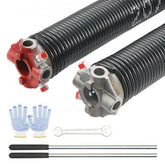 Bostome garage door torsion springs measuring 0.207 x 2 x 22 inches for reliable performance.