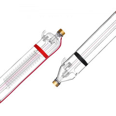 Bostome 130W CO2 laser tube in 65 in borosilicate glass for precision engraving and cutting.