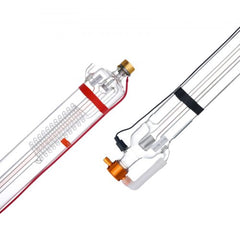 Bostome 90W CO2 laser tube in borosilicate glass, 1250mm length, designed for precision cutting.
