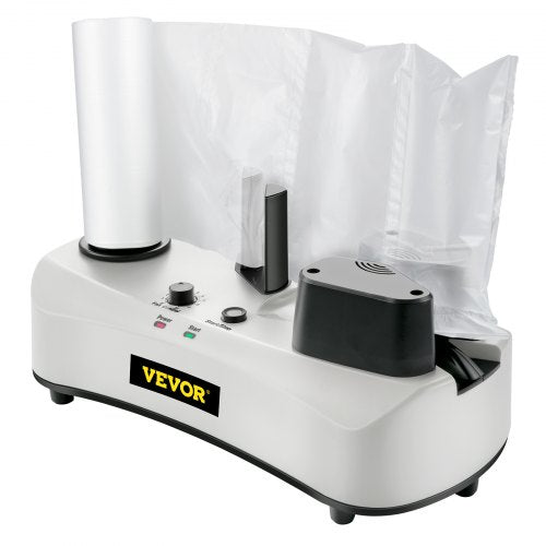 White Bostome YE330 air cushion machine with film rolls, controls, and inflated bags.