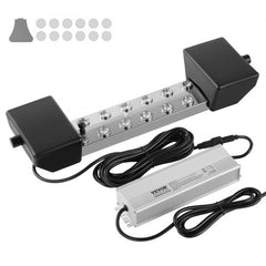 Bostome 12 Head Ultrasonic Mist Maker with stainless steel design and adjustable floating buoy.