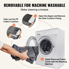 Gray dog booster car seat with full-enclosure design for small to medium dogs up to 40 lbs.