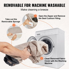 Bostome Dog Booster Car Seat in brown with plush fabric and adjustable seat belts for medium pets.