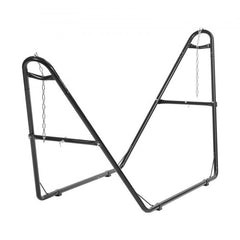 Bostome steel hammock stand with adjustable chains and 550lbs capacity for 7.5-13.5ft hammocks.