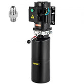 Bostome 110V hydraulic power unit with a 2.64-gallon steel reservoir for car lifts.