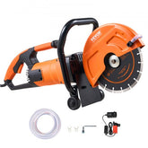 Bostome 9" electric concrete saw with a powerful 1800W motor and ergonomic D-shaped handle.