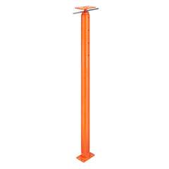 Heavy-duty steel floor jack post adjustable from 54" to 150" for structural support.