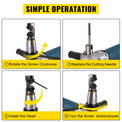 Bostome Electric Metal Nibbler with a 625W motor and 4mm cutting capacity for metal projects.