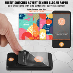 Black Bostome Restaurant Pager System with 24 buzzers and a 400m wireless range.