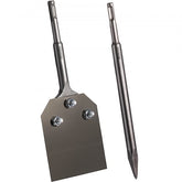Bostome SDS Plus clay spade bit and point chisel in 40Cr steel, 3.9x9.5 inches.