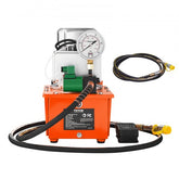 Bostome electric hydraulic pump with 10,000 PSI, 750W motor, and 8L oil capacity.