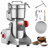 Bostome 300g electric spice grinder with stainless steel body and swing design for easy use.