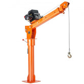 Bostome Electric Pickup Truck Crane Hoist with 2200 lbs capacity and 360° swivel for easy lifting.