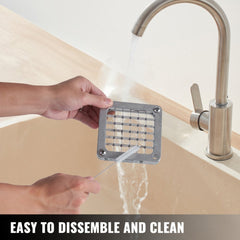 Bostome Electric French Fry Cutter with four stainless steel blades for versatile cutting.