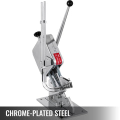 Bostome manual U-shape sausage clipper machine with chrome-plated steel and 8000 clips included.