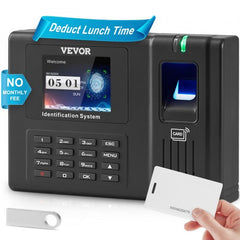 Bostome Fingerprint Time Clock with RFID and PIN for employee attendance tracking.