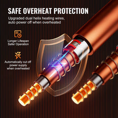 Bostome massage table warmer pad with 8 heat settings and a detachable controller.