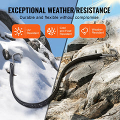 Bostome 20-piece flat bungee cord set with heavy-duty straps and S-hooks for securing items.