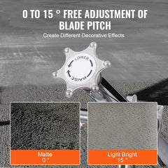 Bostome 24" walk-behind power trowel with 6HP Kohler gas engine and four adjustable steel blades.