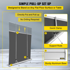 Bostome 70" floor-rising projector screen with a 16:9 aspect ratio and matte white surface.