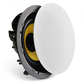 Bostome 8" in-ceiling speaker with a flush mount design and detachable paintable grille.