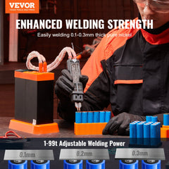 Bostome 801D Battery Spot Welder with LED panel and dual welding modes for nickel strips.