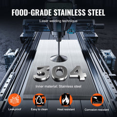 Bostome commercial electric cheese sauce warmer with a 2.3 Qt pump dispenser and stainless steel design.