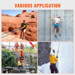 Blue 10.2mm dynamic climbing rope, 60m long, designed for outdoor rock climbing.