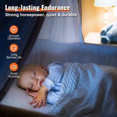 Bostome condenser fan motor with 1/10 HP, 1100 RPM, and reversible rotation for flexible installation.