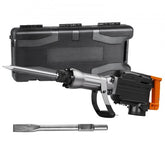Bostome 2200W Electric Demolition Jack Hammer with ergonomic handle and two chisels included.