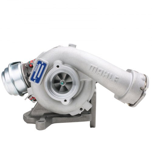 GTA2052V turbocharger for Volkswagen T5 Transporter 2.5 TDI, silver with blue label.