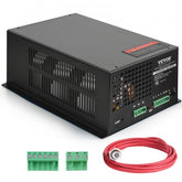 Bostome 150W CO2 laser power supply with cooling fan and durable iron casing for engravers.