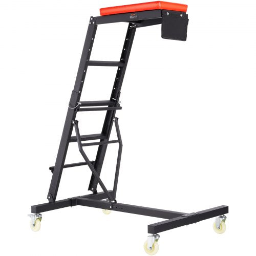 Adjustable-height topside creeper with a 400 lbs capacity and swivel casters for easy maneuvering.