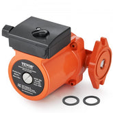 Bostome 009-BF5-J hot water circulation pump in cast iron with three speed settings and check valve.